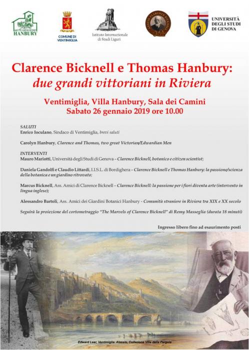 Clarence Bicknell e Hanbury