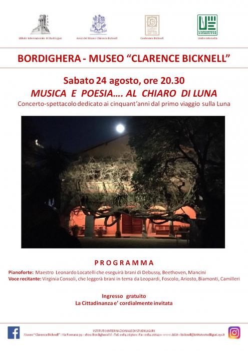 Musica e poesia al chiaro di Luna