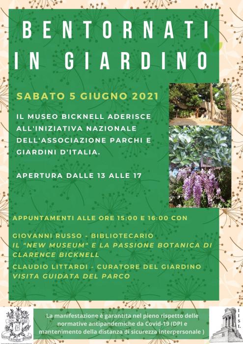 BENTORNATI IN GIARDINO